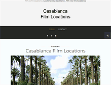 Tablet Screenshot of casablancafilmlocations.com